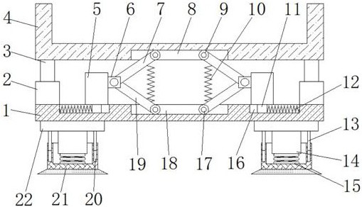 Damping device for fixing and mounting equipment