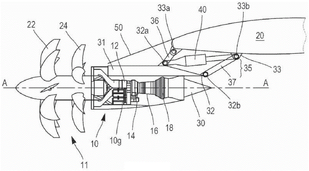 Pylon for mounting an engine on the structure of an aircraft