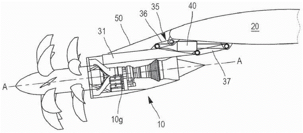 Pylon for mounting an engine on the structure of an aircraft