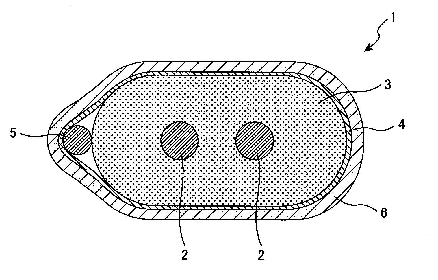 Differential signaling cable, transmission cable assembly using same, and production method for differential signaling cable