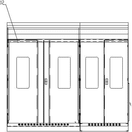 Low-voltage withdrawable integrated transformer room