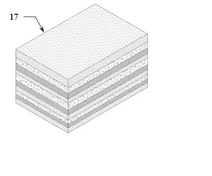 Device for preparing multi interbedding rock-soil modeling materials