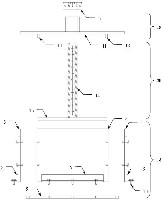 Device for preparing multi interbedding rock-soil modeling materials