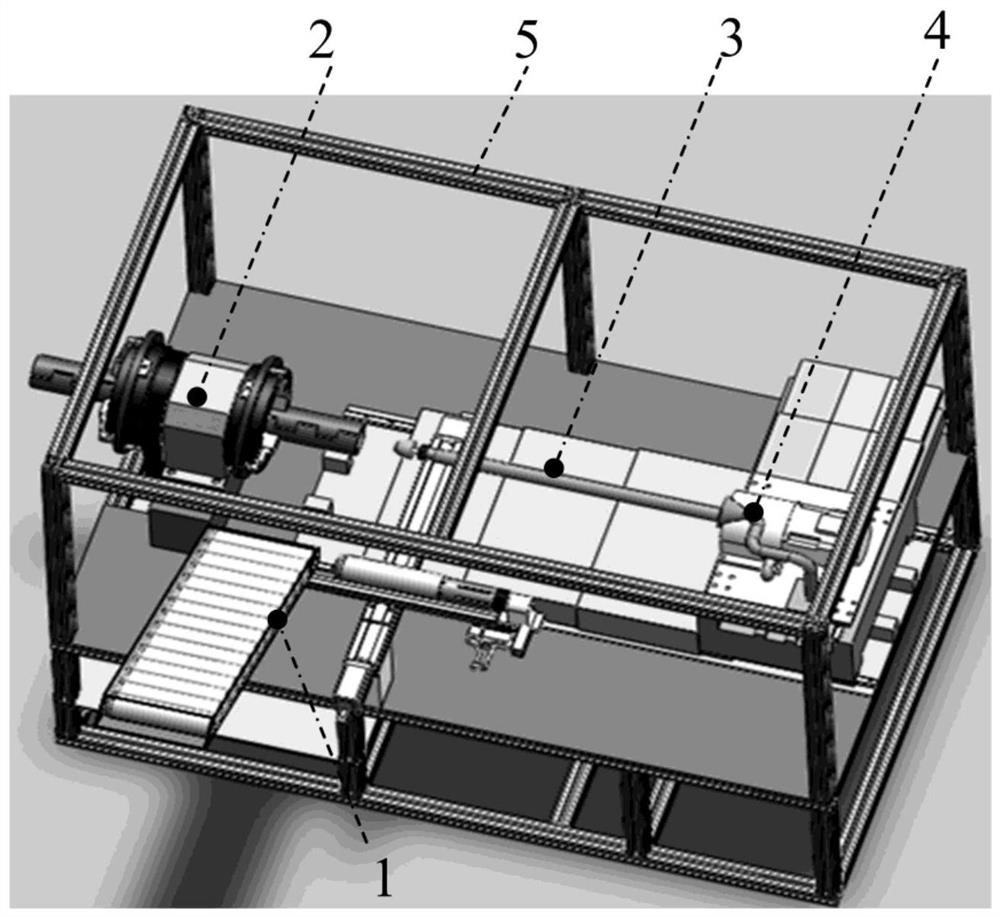 A self-adaptive grinding device for the inner wall of a polyurethane-coated cylinder