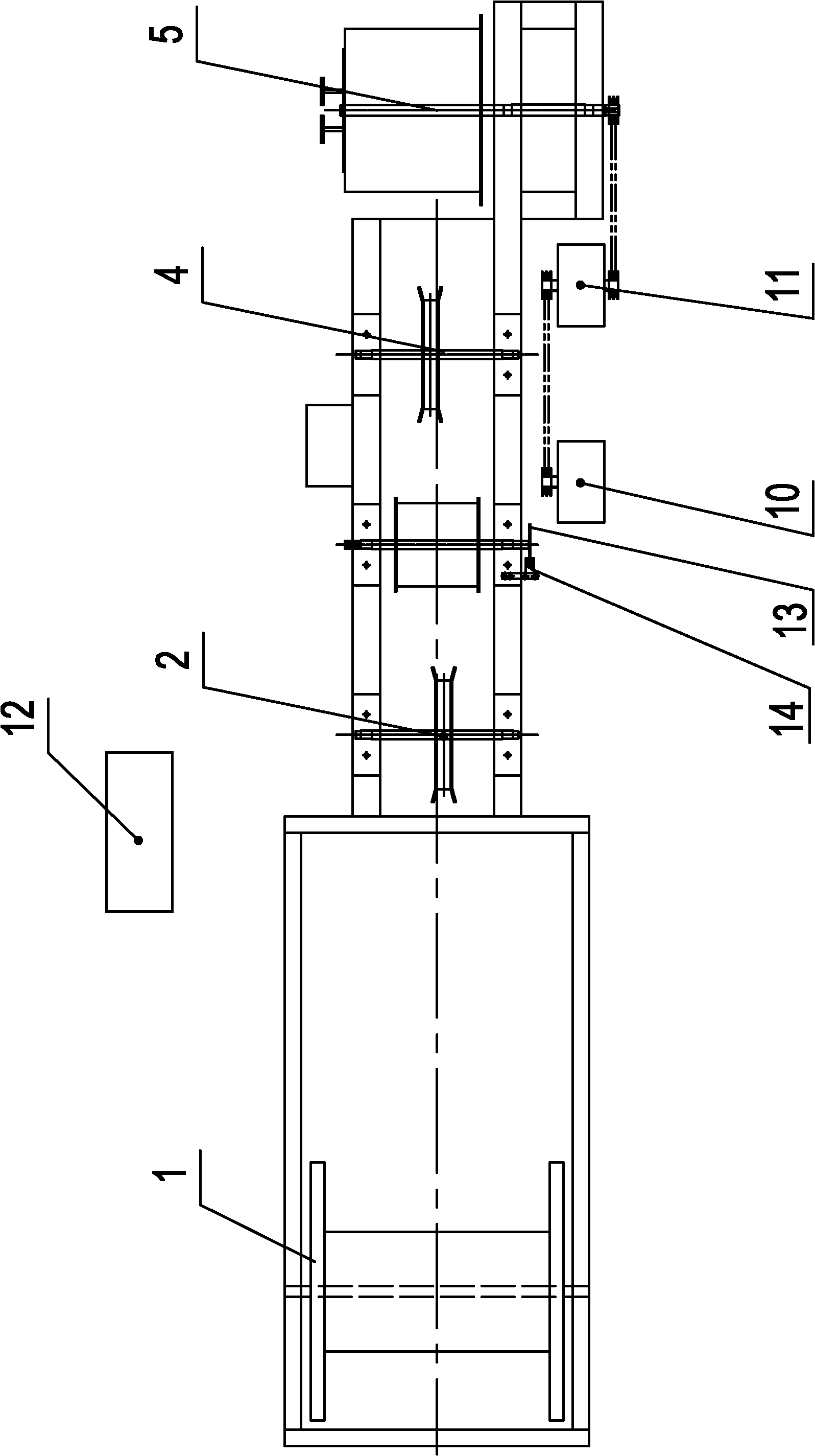 Winding steel wire machine