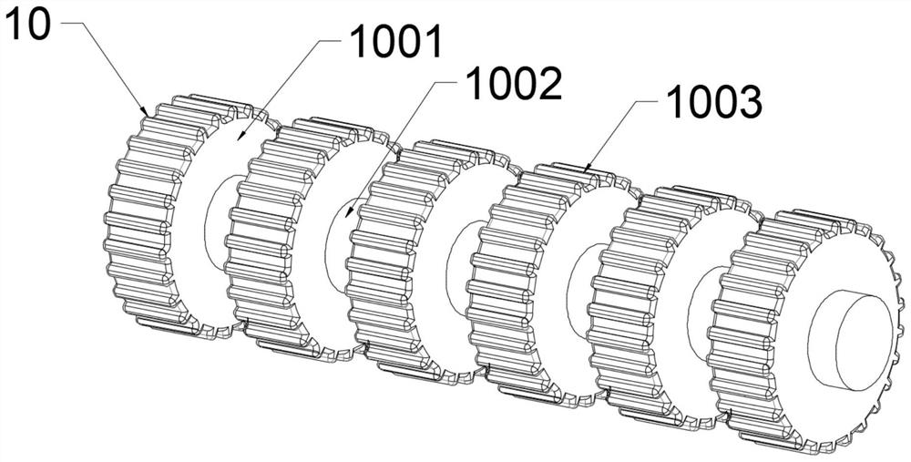 Straw crushing device