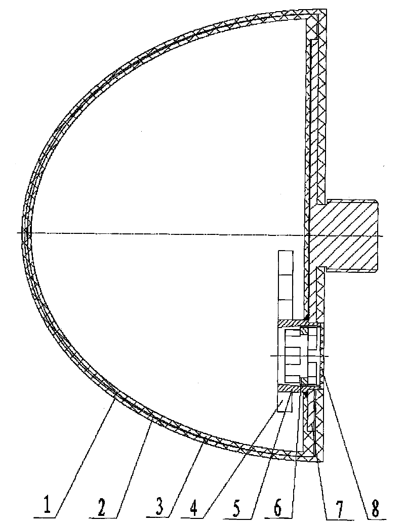 Shock attenuation device suitable for high-altitude dropped object