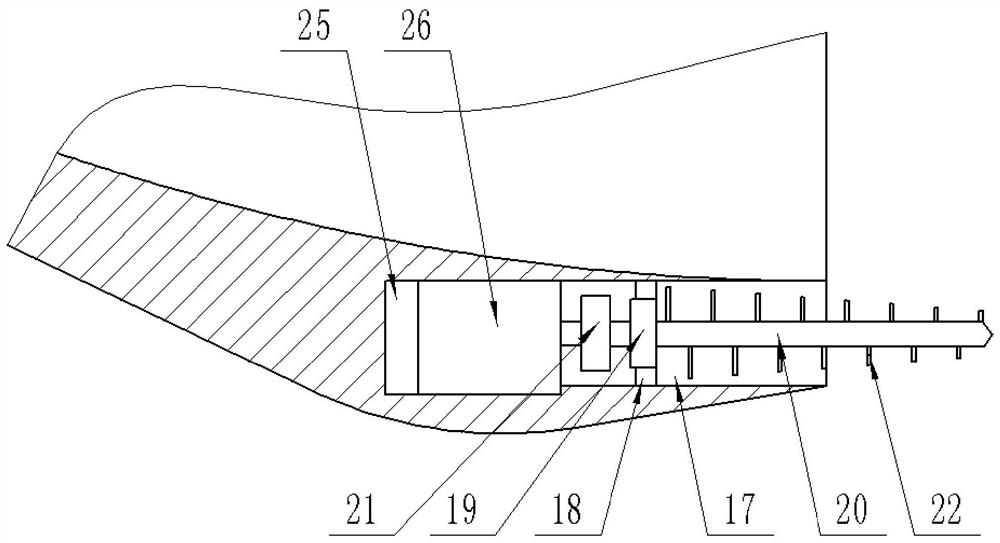 A water utilization river sludge cleaning device