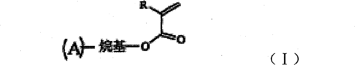 Organic electroluminescence or charge transmission material containing olefine acid ester side group and synthesis thereof