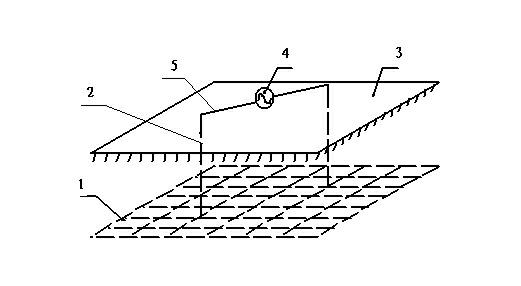 Method for detecting conductor position and grid structure of transformer station grounding network