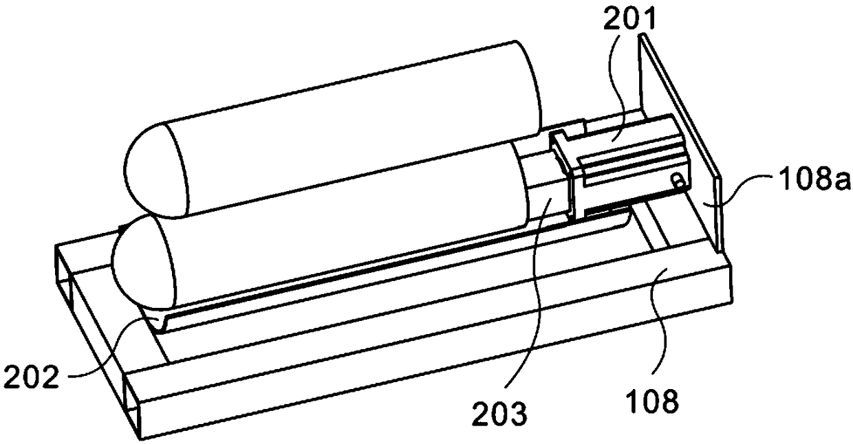 Rotary semi-closed nuclear detection release device