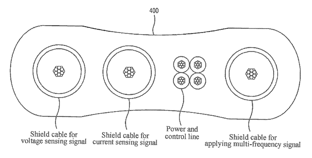 Apparatus for measuring bioimpedance and electrode-side board thereof