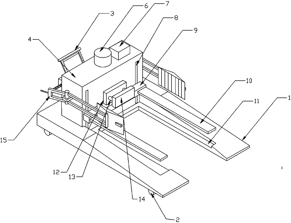 Electric forklift facilitating loading and unloading of goods