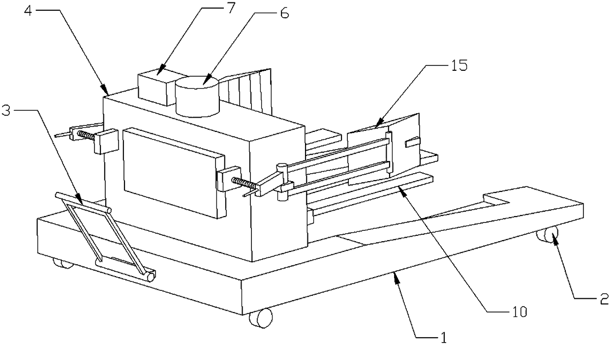 Electric forklift facilitating loading and unloading of goods