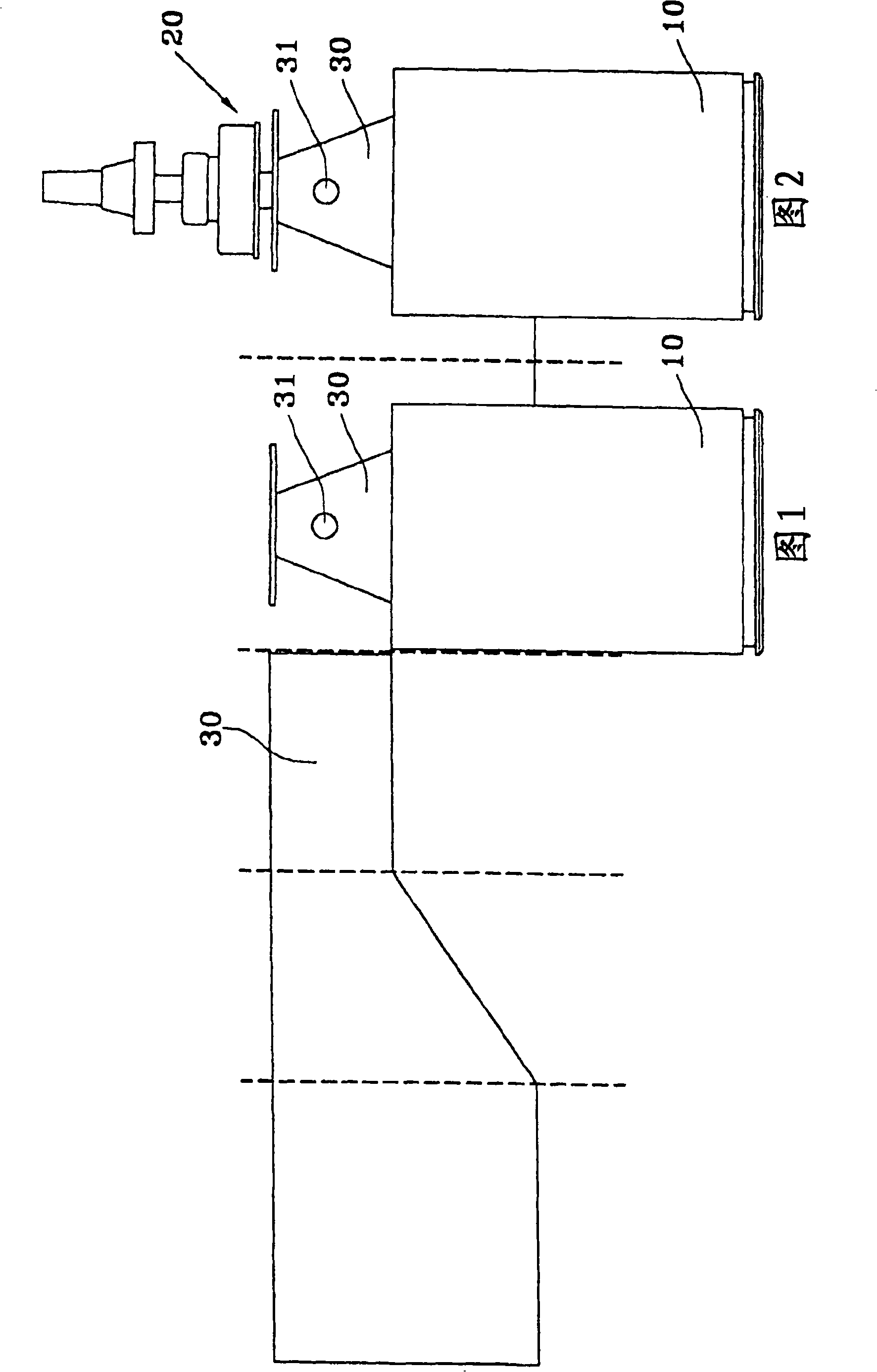 System and method for making, mounting and filling fluid product dispensing device