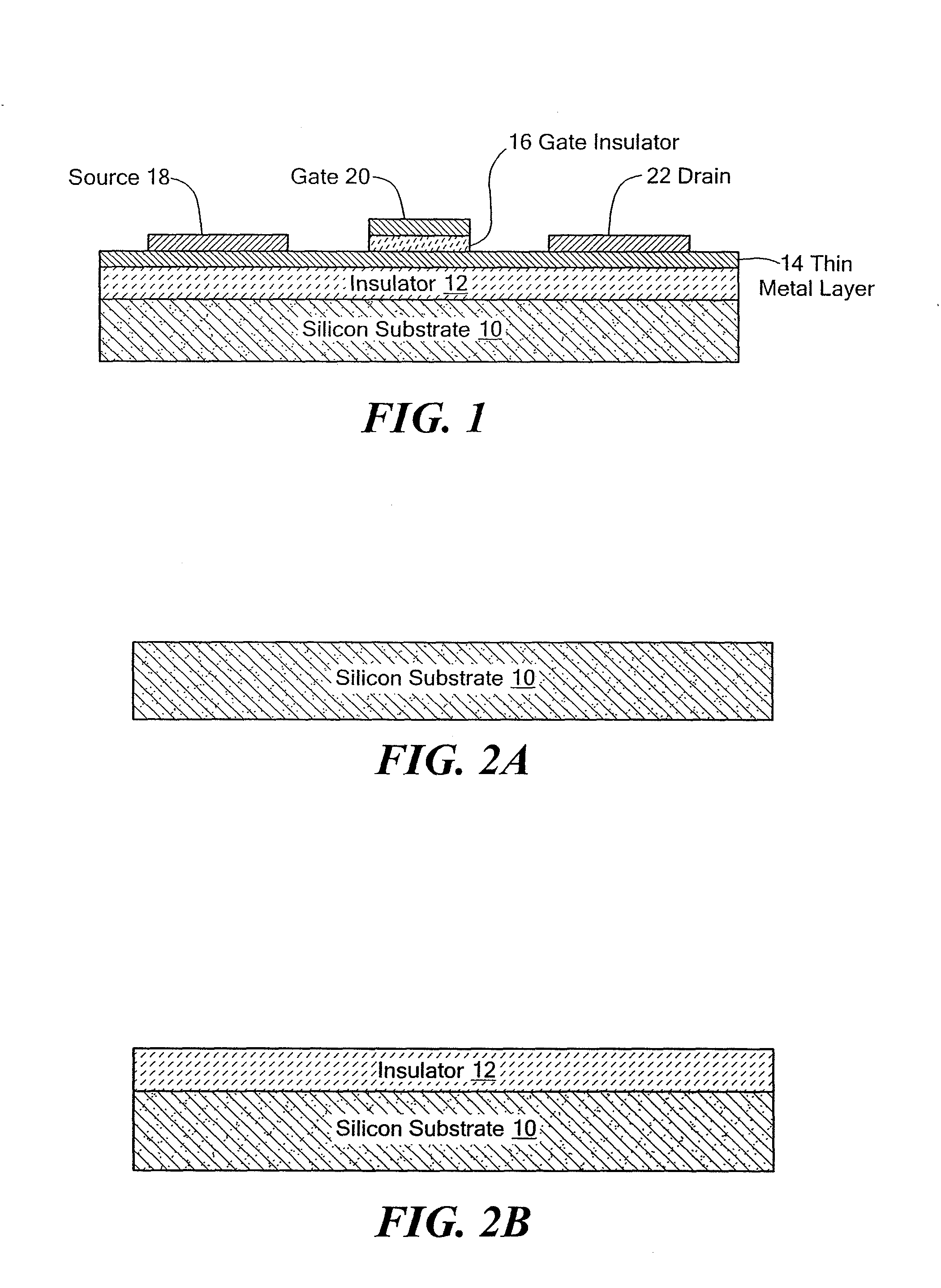 Metal transistor device