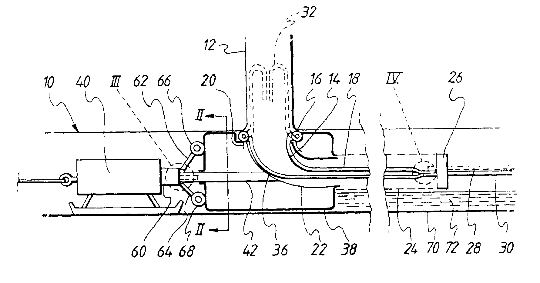 Installation of flexible lining with flexible collar for lining lateral pipelines