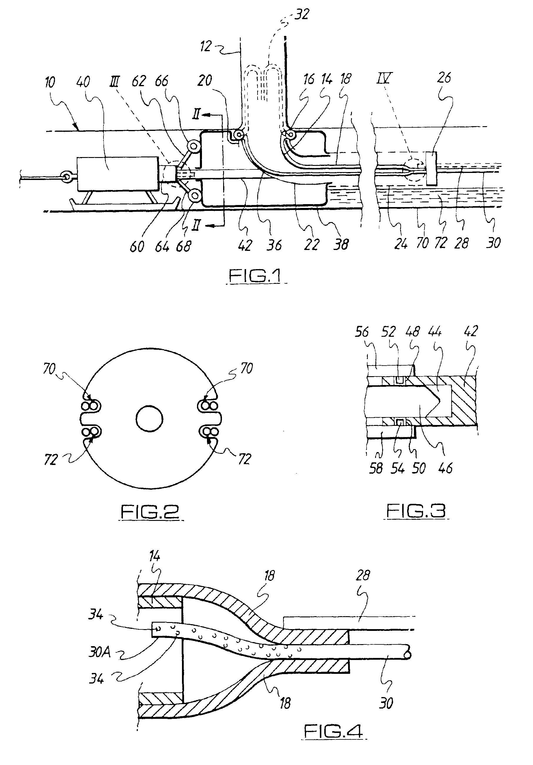 Installation of flexible lining with flexible collar for lining lateral pipelines