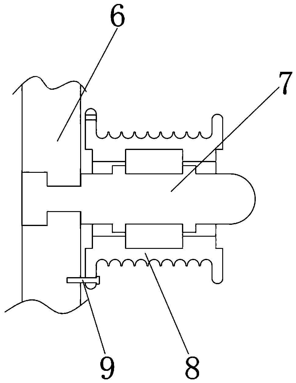 Electrical junction box device with line winding function