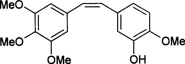 Process for preparing (z)-3'-hydroxy-3, 4, 4', 5-tetranetgixy diphenyl ethylene