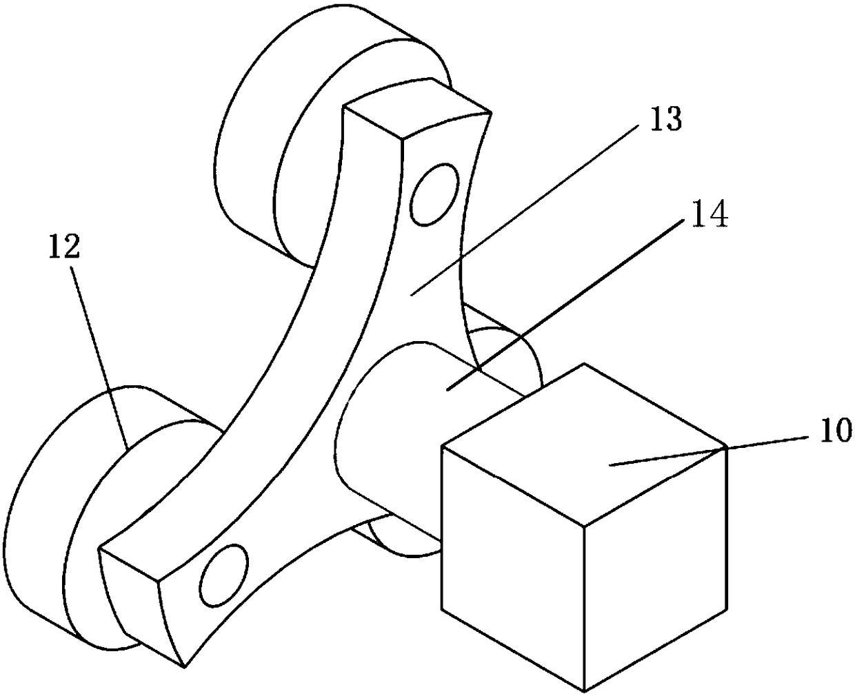 Domestic stair-climbing robot device and storage box balance control method thereof