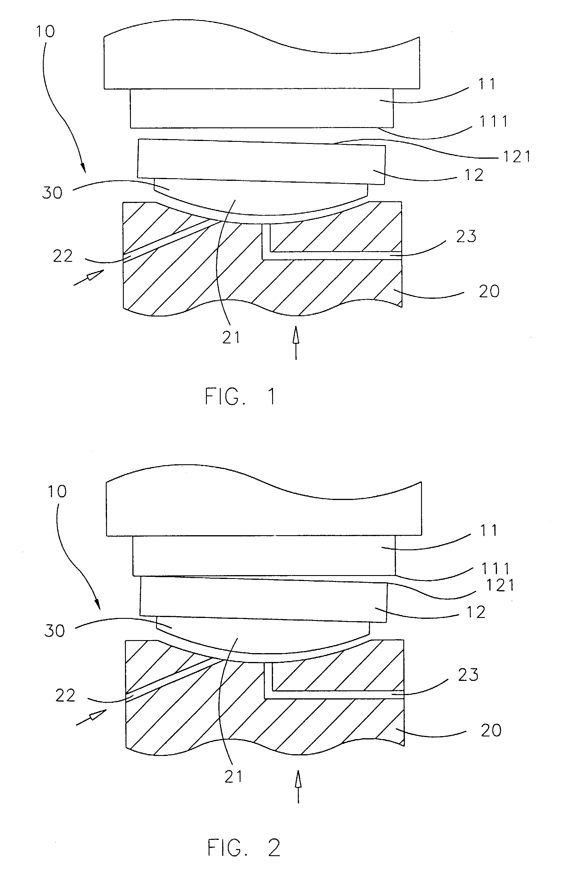 Hot embossing auto-leveling apparatus and method