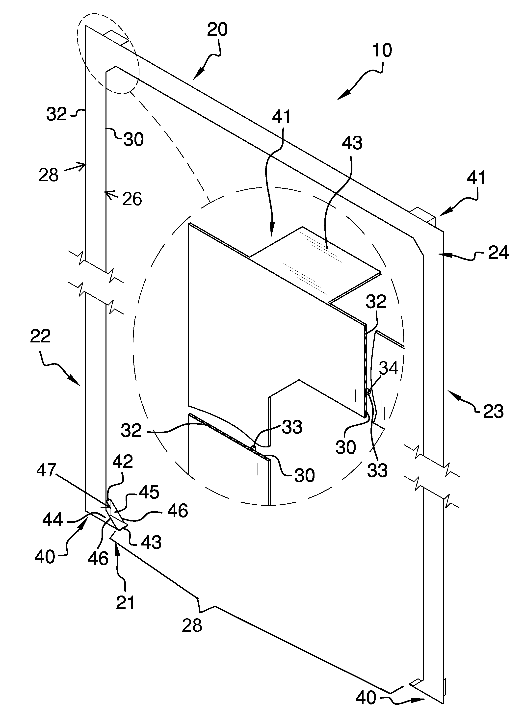 Flexible door seal device