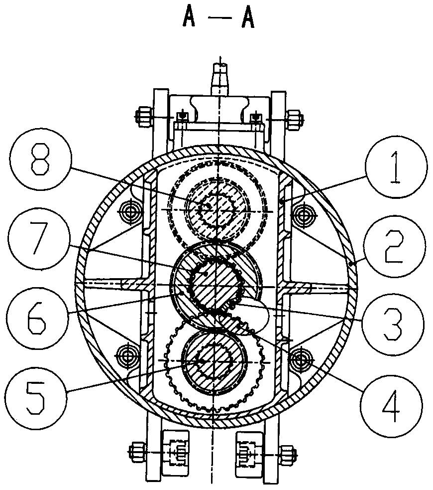 Gear reducer capable of being installed in submersible mixer shell