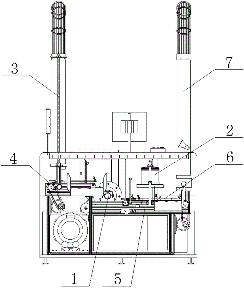 Imaging detector for jacket of cup or barrel container