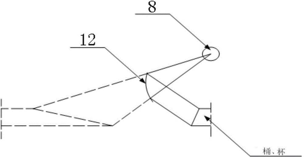 Imaging detector for jacket of cup or barrel container