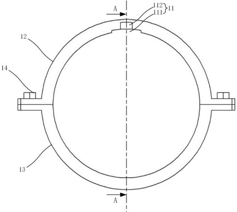 Gas pipeline under-pressure leaking stoppage device and leaking stoppage method thereof