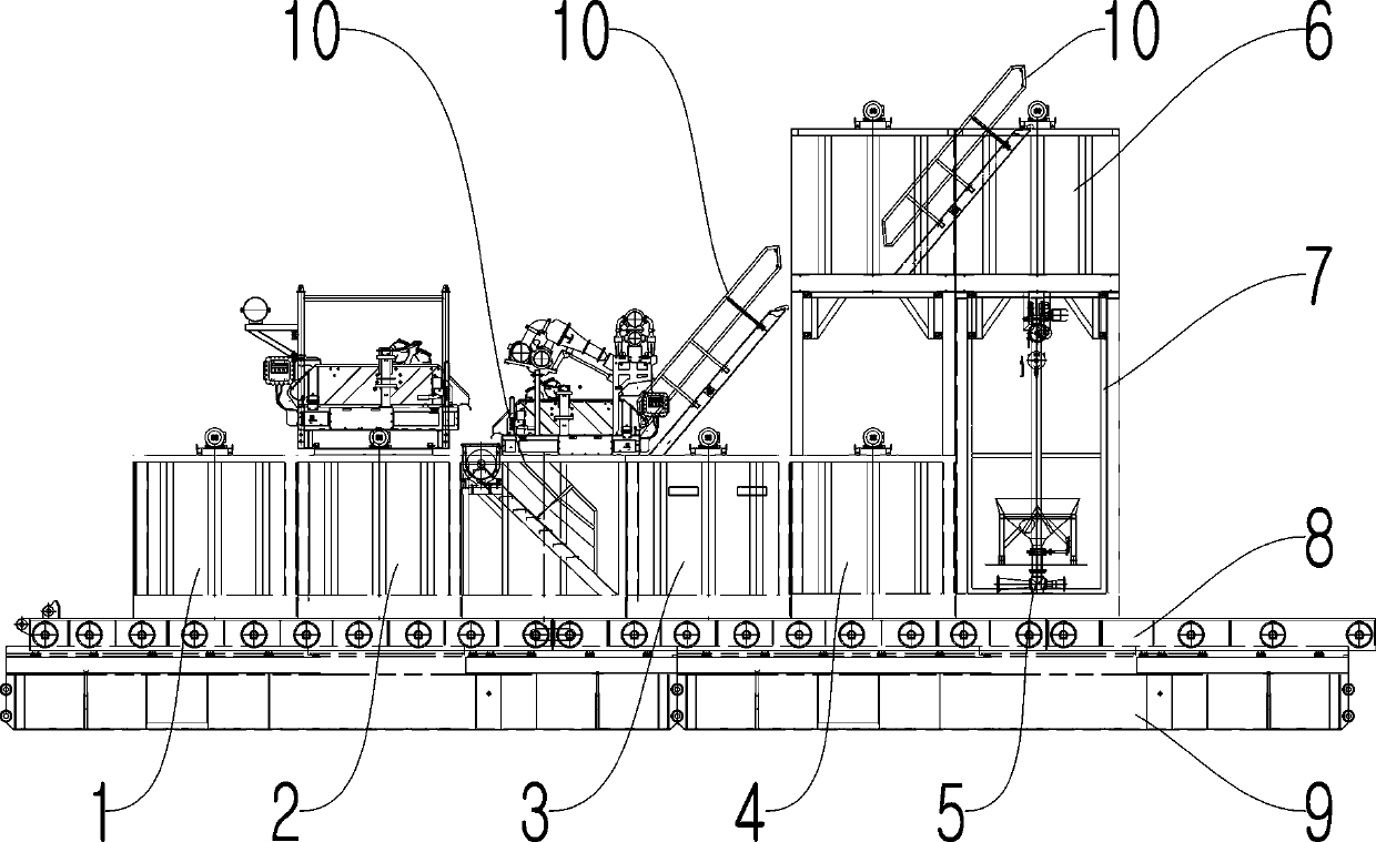 Double-layer solid control system