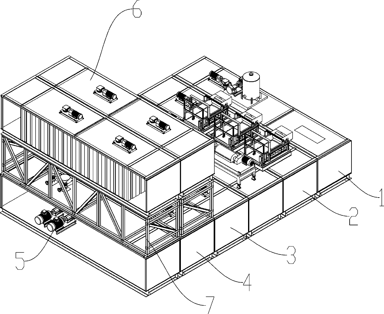 Double-layer solid control system