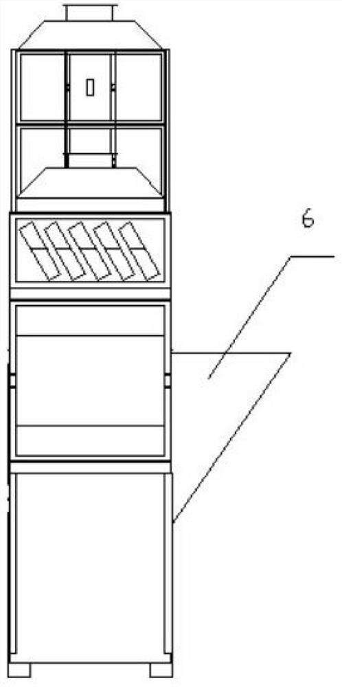 A secondary filter and absorption equipment for industrial gravel dust