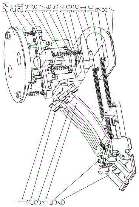 Bionic foot capable of improving gait naturality and stability of biped robot