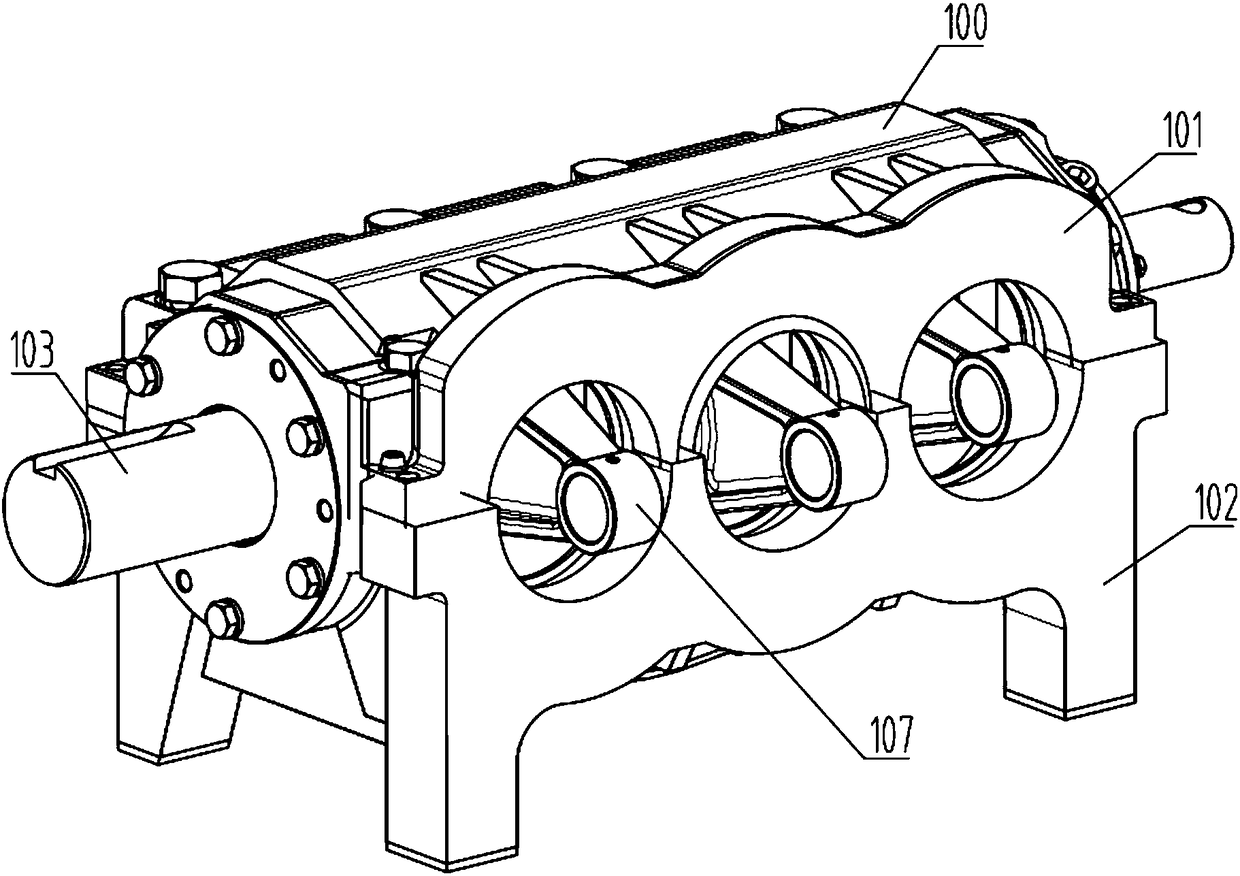 Liquid nitrogen pump power end assembly