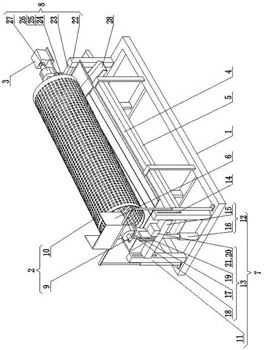 Coal ash roller screen