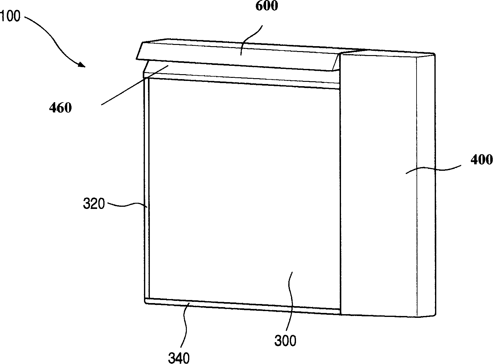 Decorative suite refrigerator door for kraut refrigerator