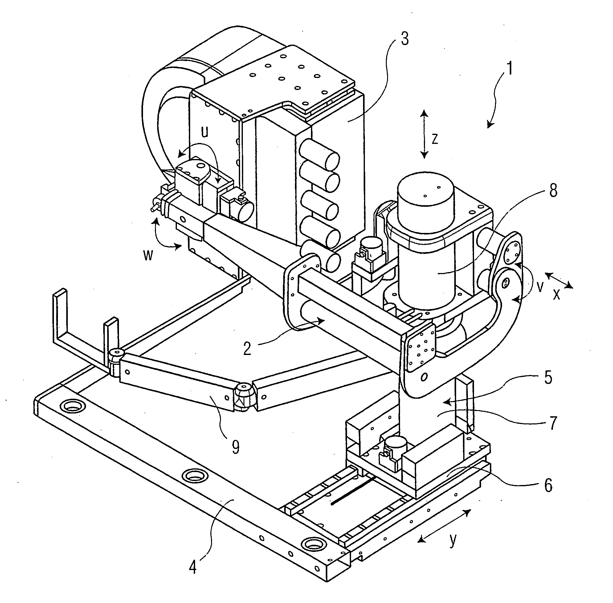 Test head positioning apparatus