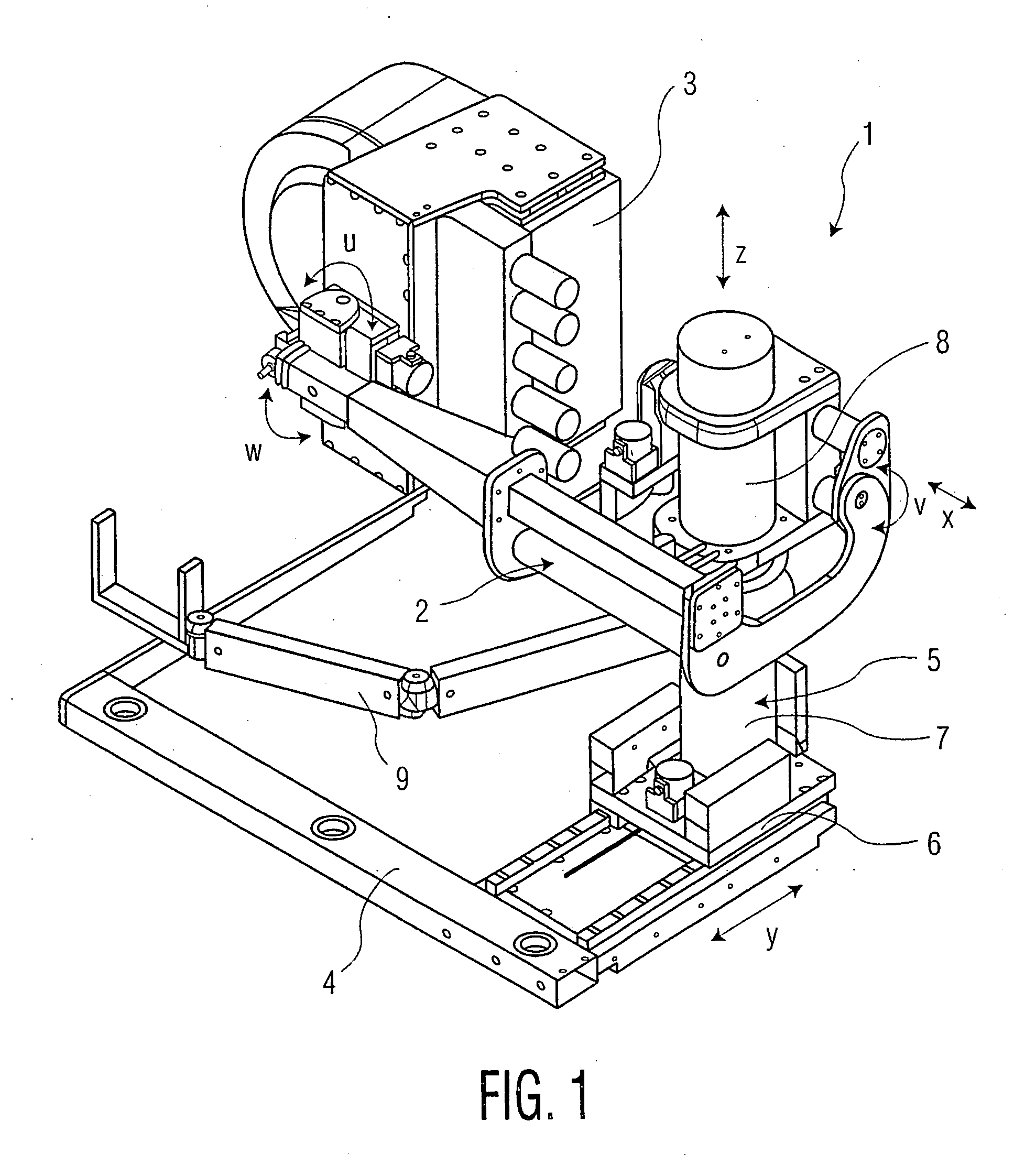 Test head positioning apparatus