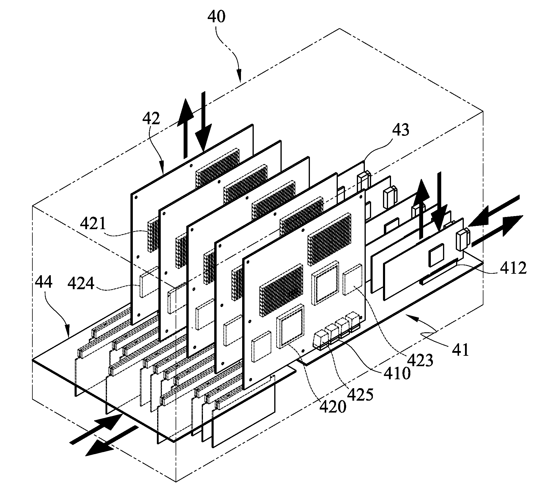 Multidirectional configurable architecture for multi-processor system