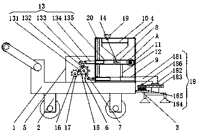 Spraying device for agricultural pesticide and chemical fertilizer