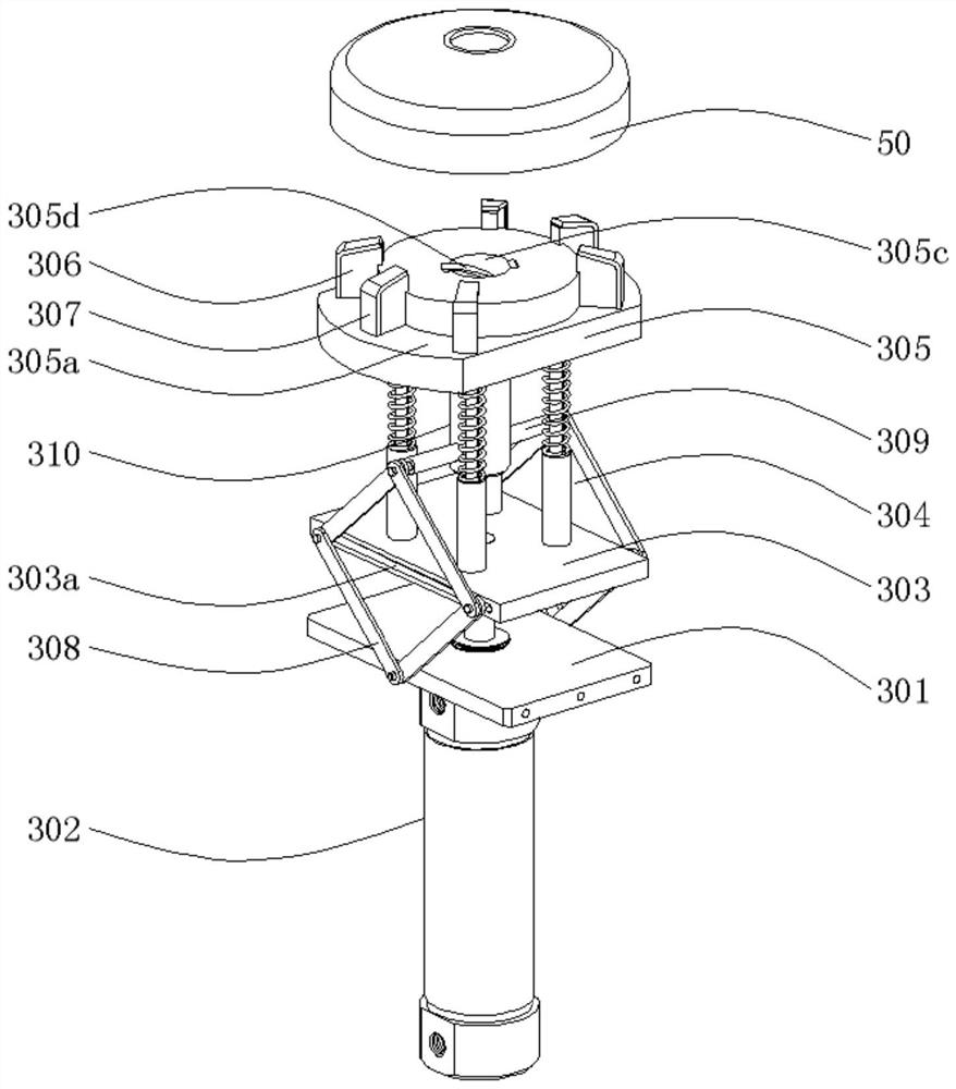 Auxiliary welding device for valve seat and bottle cap in fire extinguisher bottle body