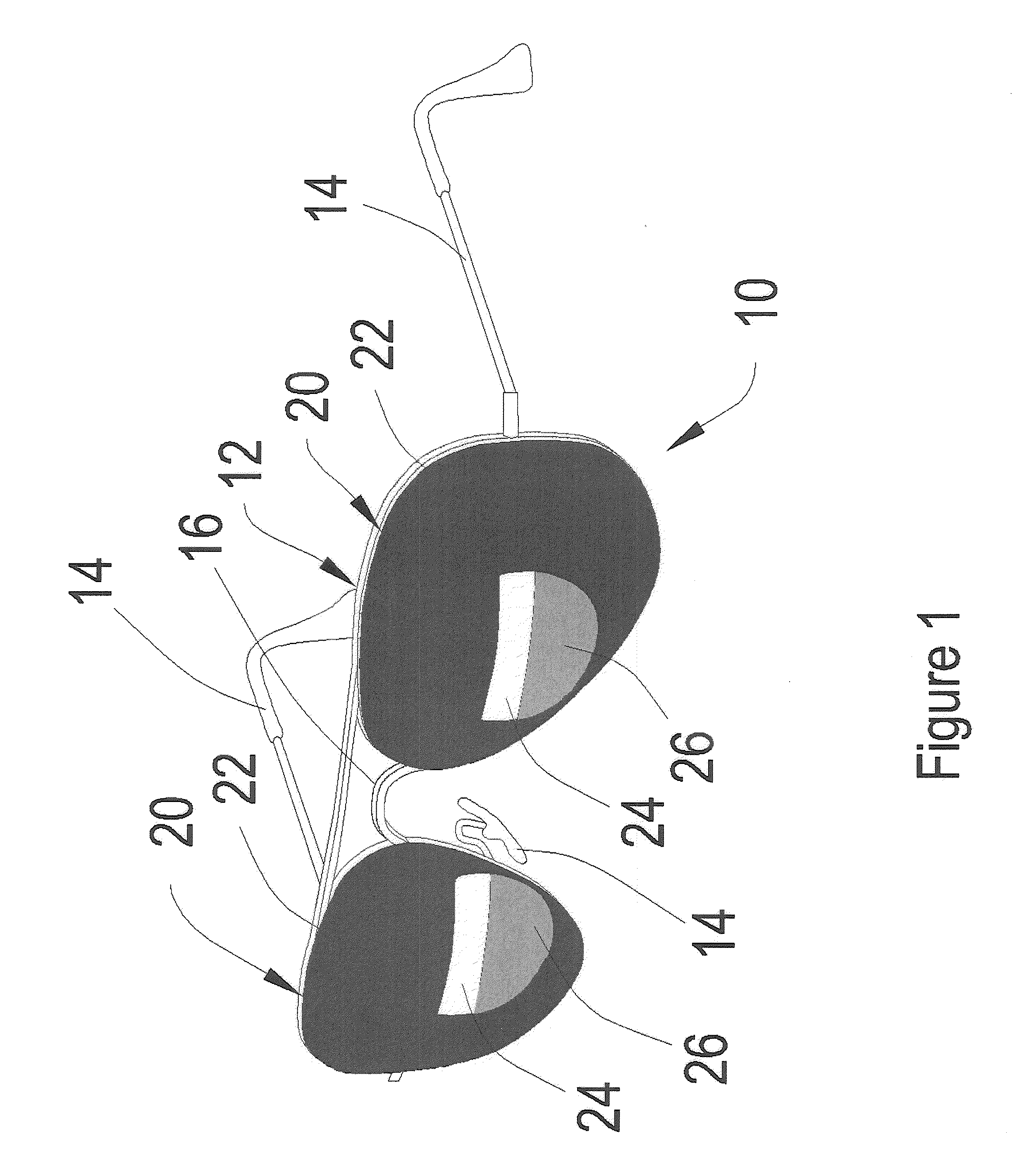 Tri-Colored Lens For Spectacles