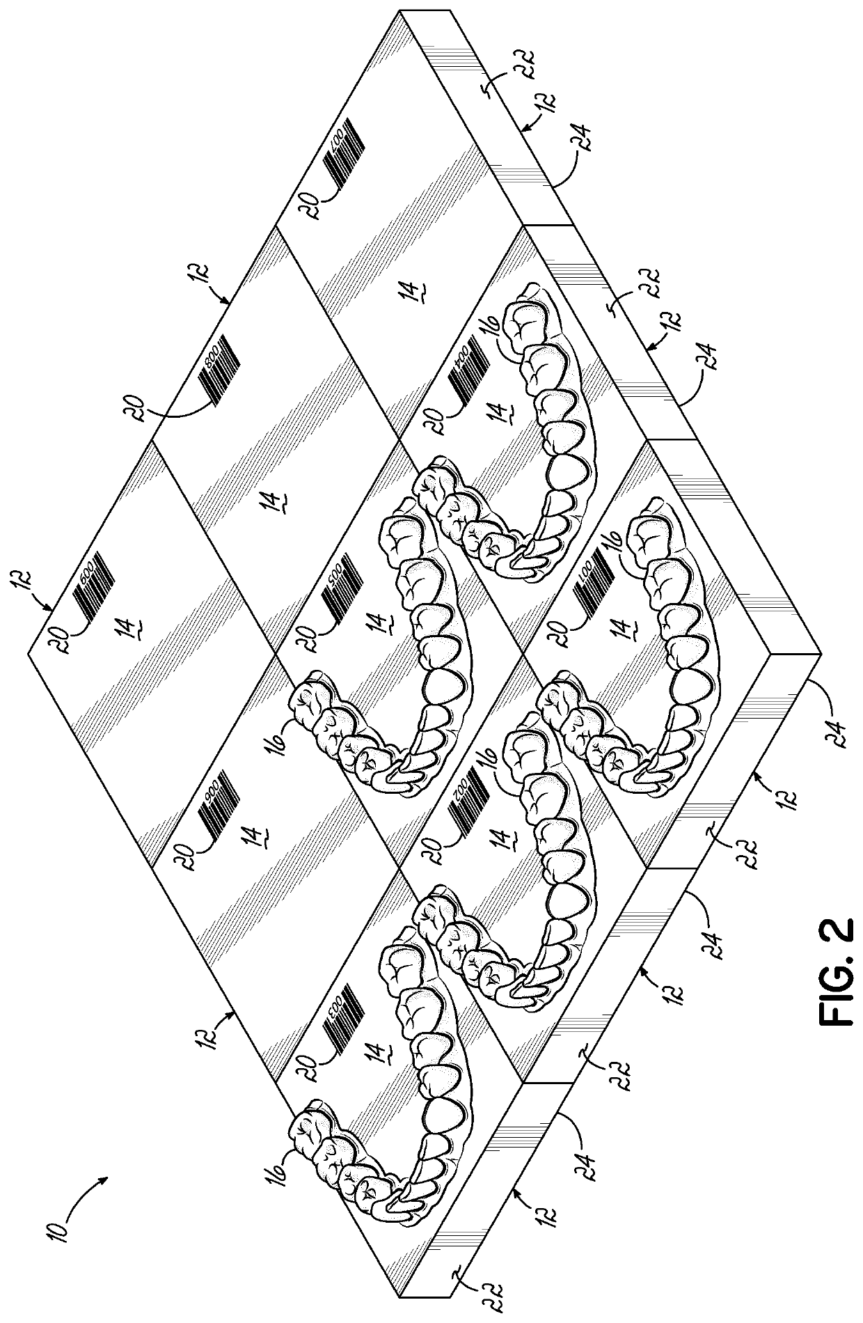 Systems and methods of identifying and tracking dental molds in automated aligner fabrication systems