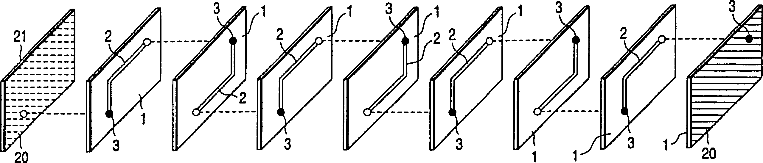 Multilayer electronic part and method for producing the same