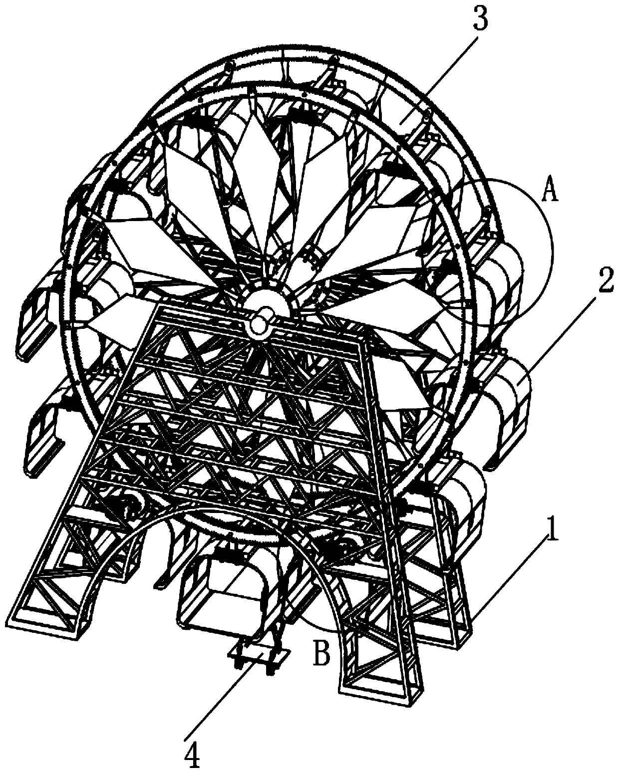 Hardware tool storage device with large storage capacity and easy to find