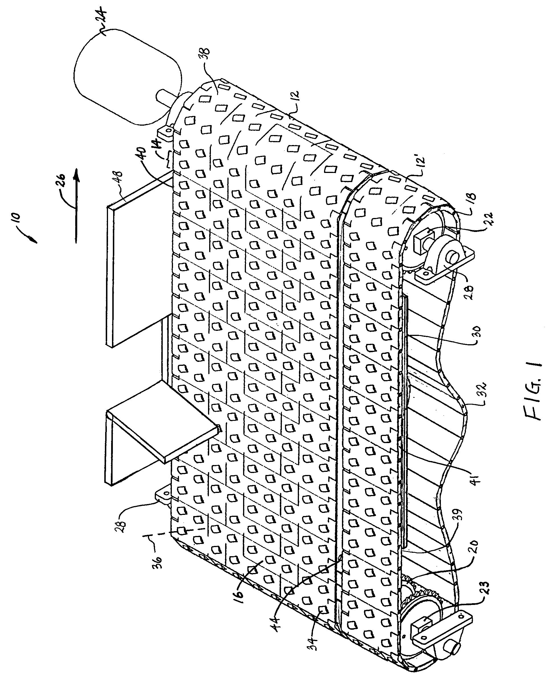 Angled-roller belt conveyor