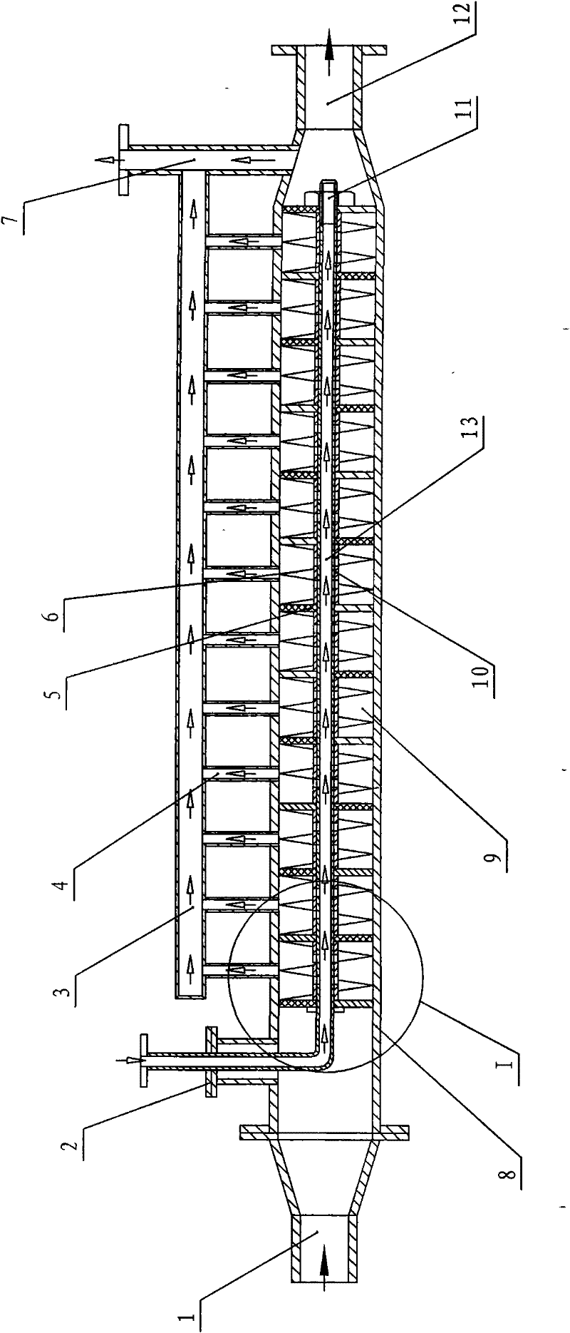 Extraction multi-chamber mixer used in antibiotic production