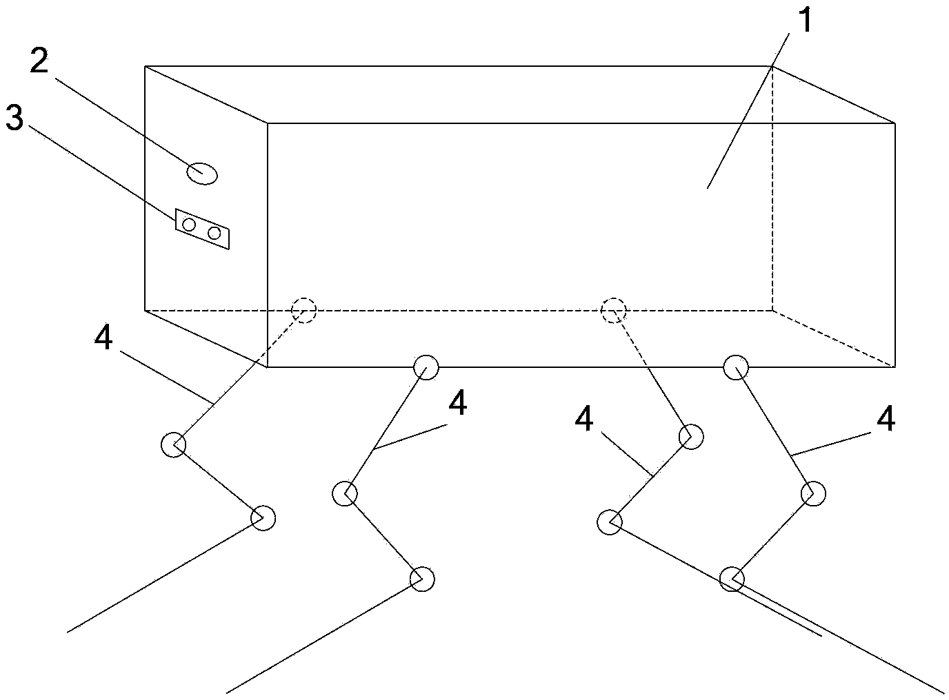 Quadruped robot motion planning method for facing complex terrain